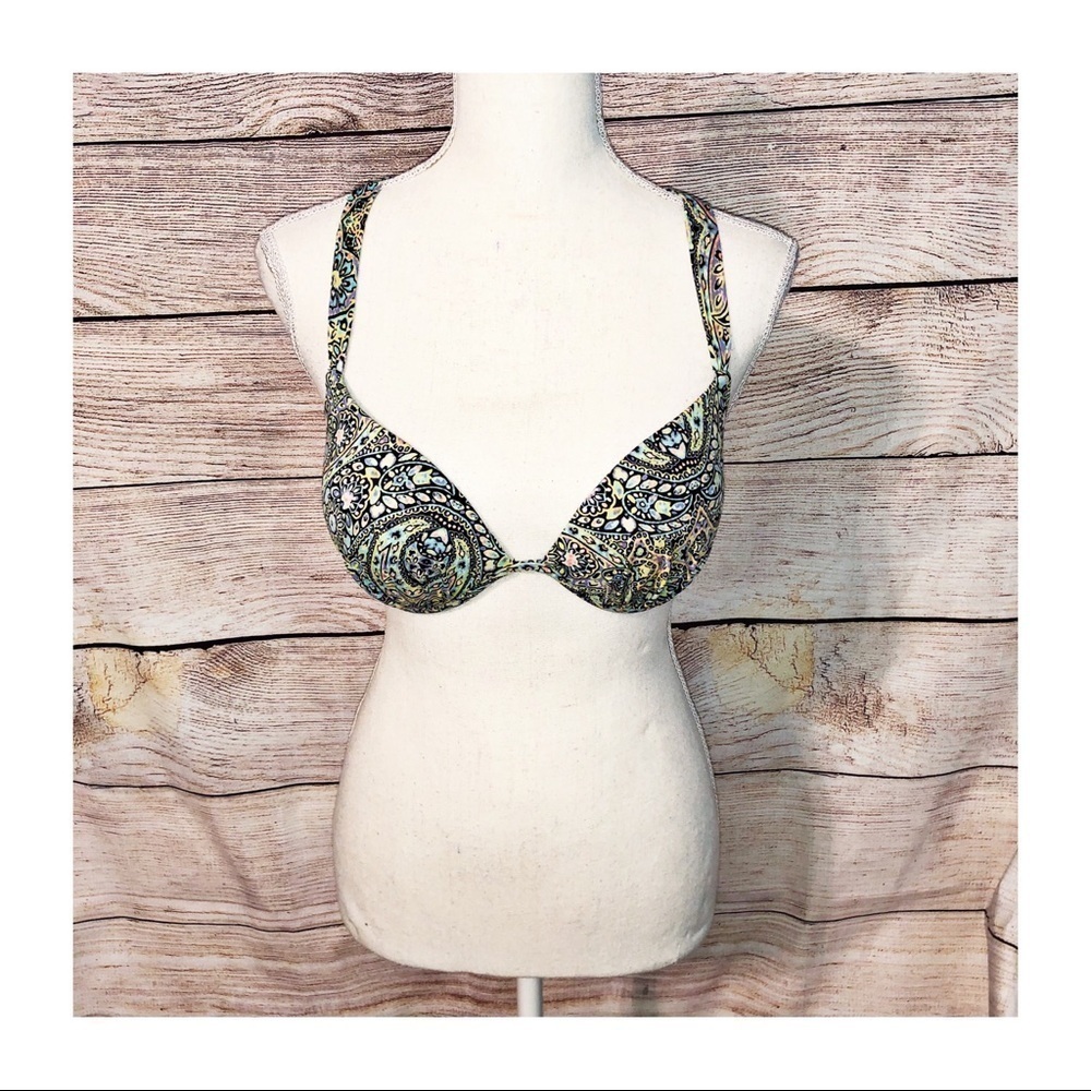 Victoria's Secret The Gorgeous  Crisscross Push-Up Bikini Top Size 32D